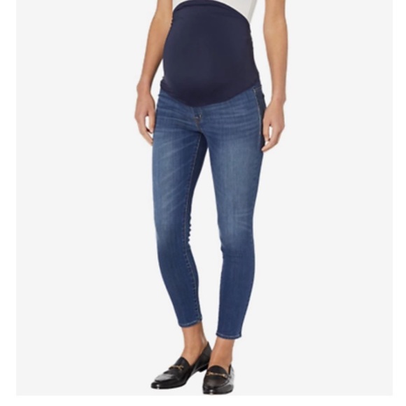 Madewell Jeans New Madewell Maternity Over The Belly Skinny Jeans 3 Blue Poshmark